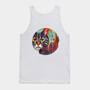 Family-Friendly floppy cat Tank Top